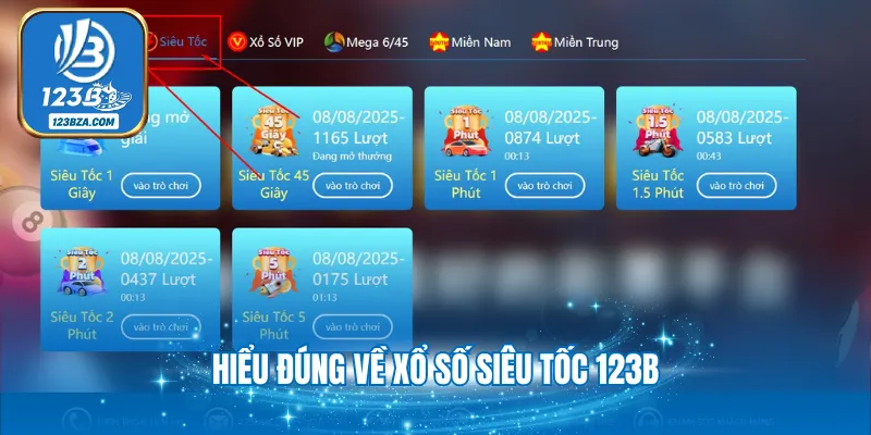 Hiểu đúng về xổ số siêu tốc 123B